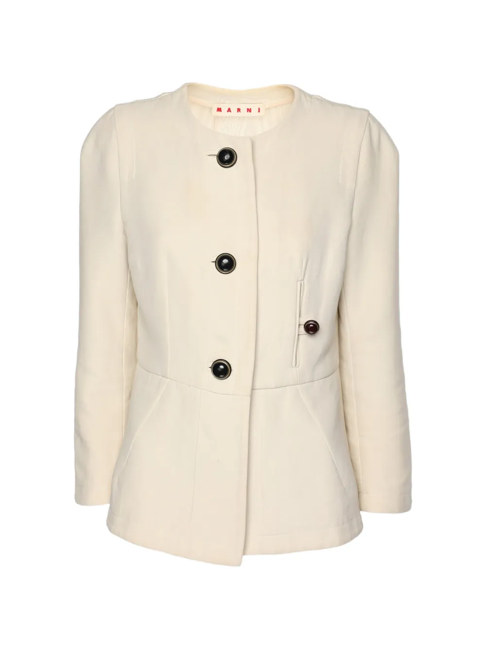 Marni Pre-Owned single-breasted button-front jacket - Toni neutri