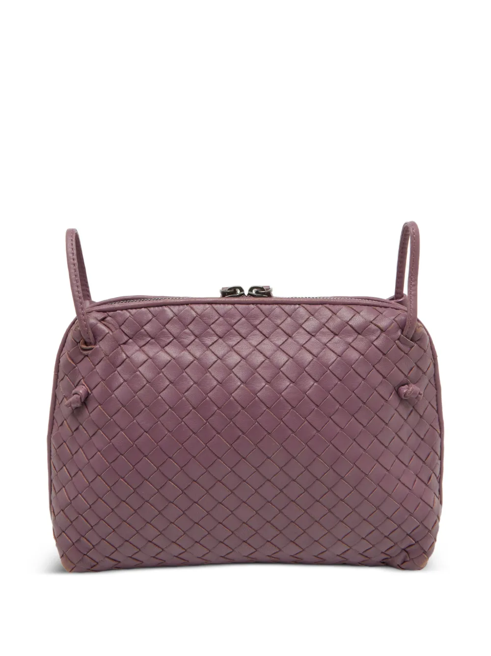 Bottega Veneta Pre-Owned Nodini Intrecciato shoulder bag - Viola