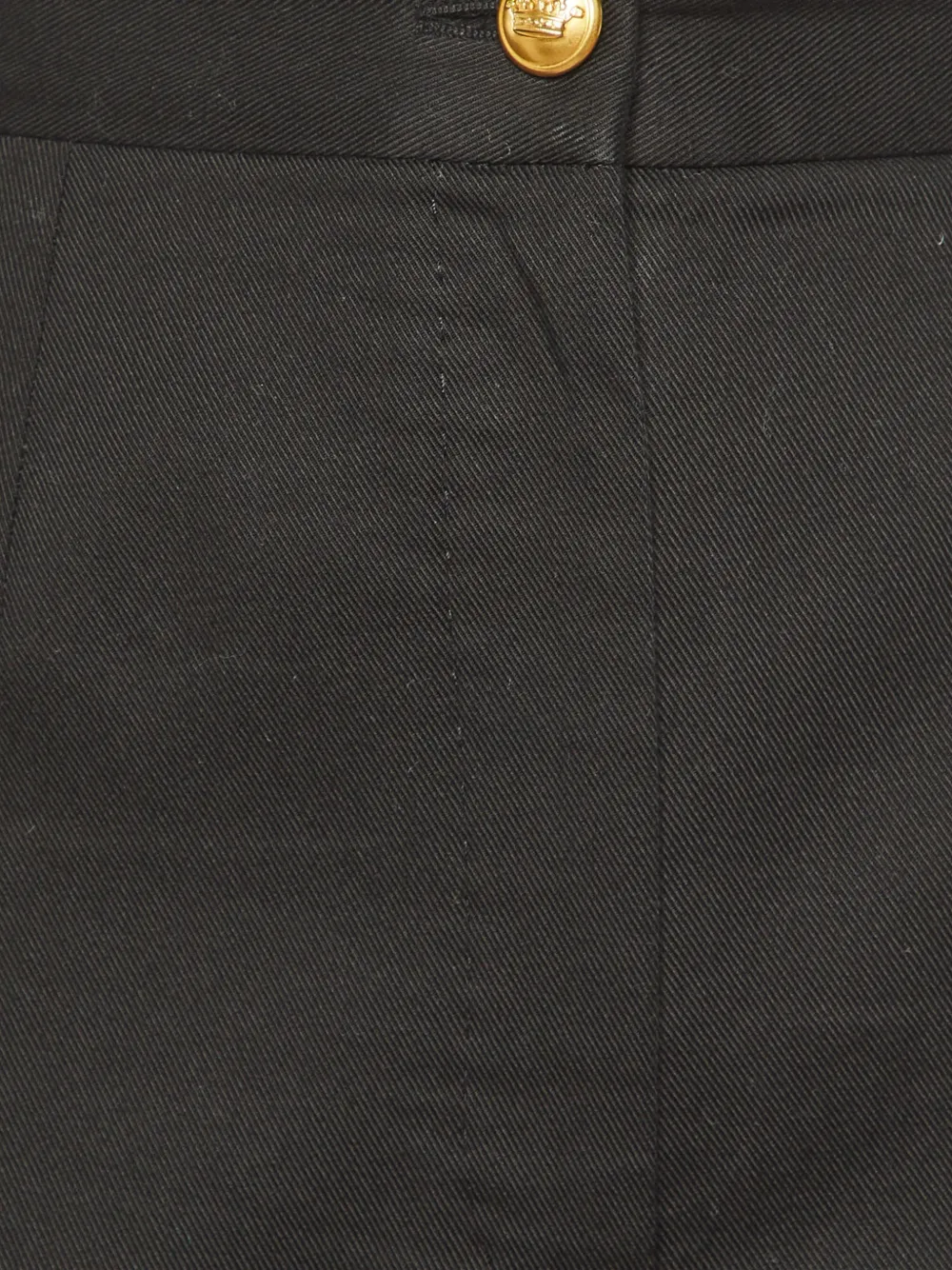 Dolce & Gabbana Pre-Owned Dolce & Gabbana pantalon met contrasterende band Zwart