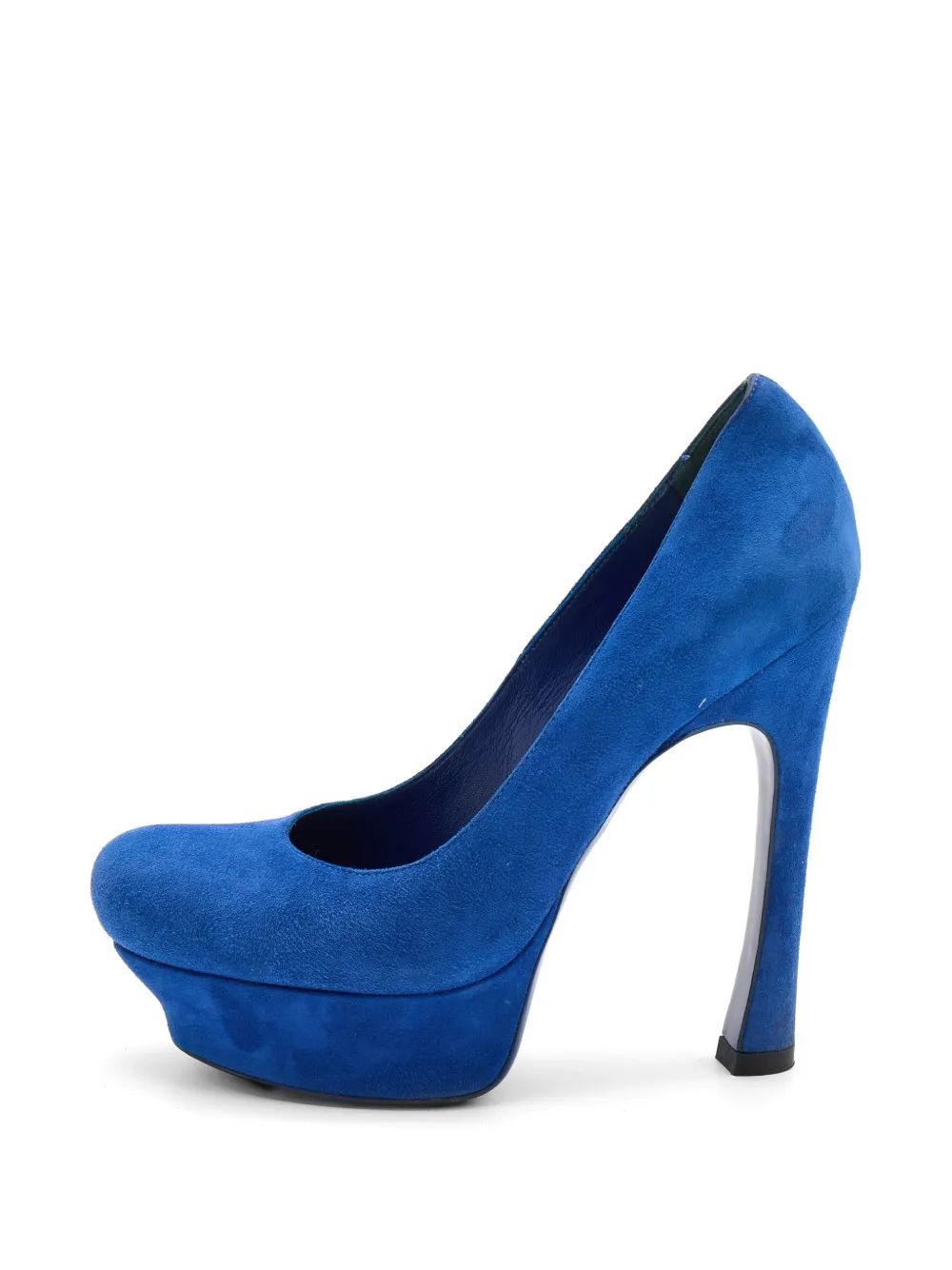 Saint Laurent Pre-Owned Palais platform pumps - Blue