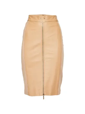 Elisabetta Franchi ベルテッド スカート | ニュートラル | FARFETCH JP