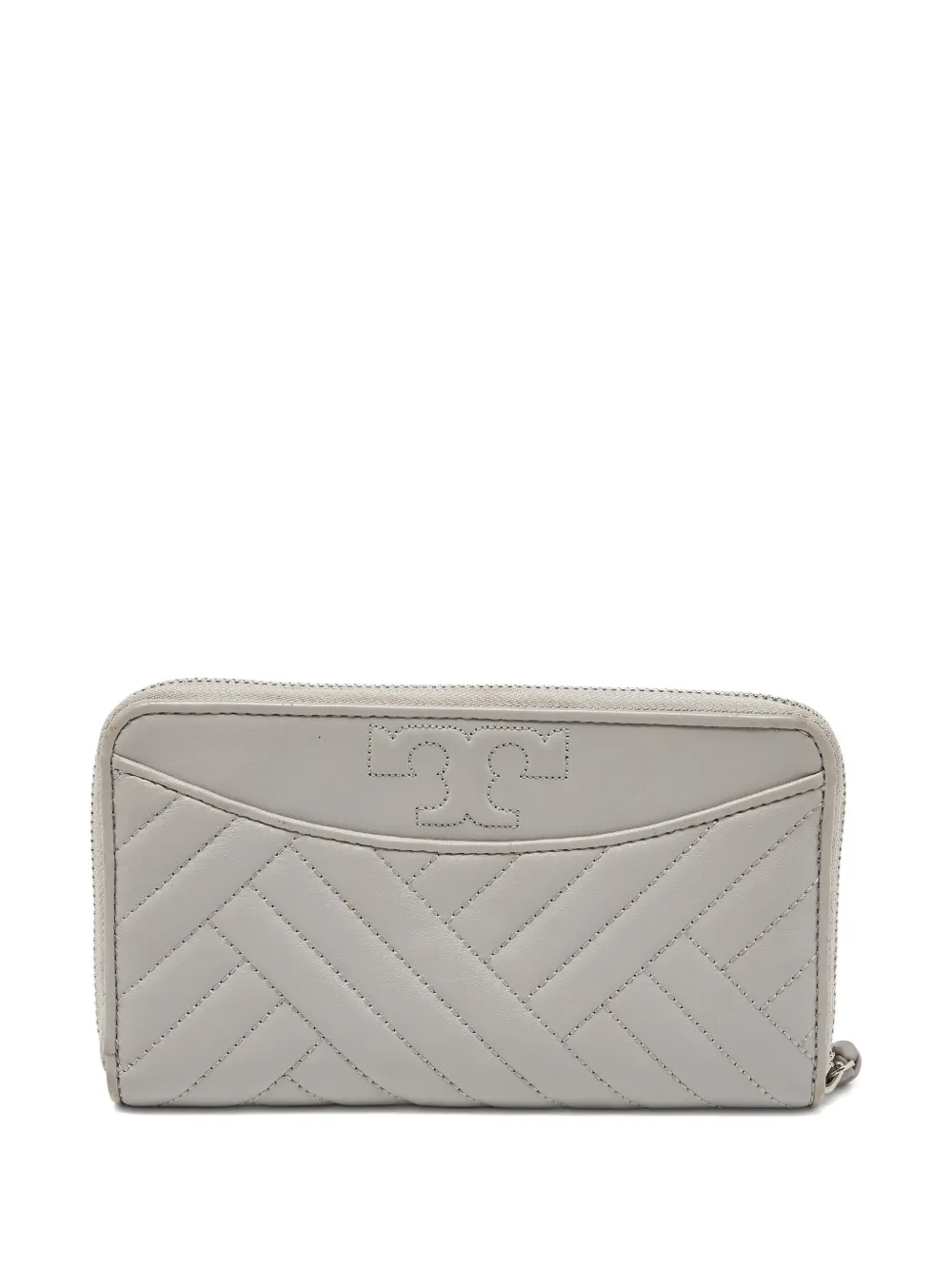 Tory Burch Alexa quilted wallet - Grigio