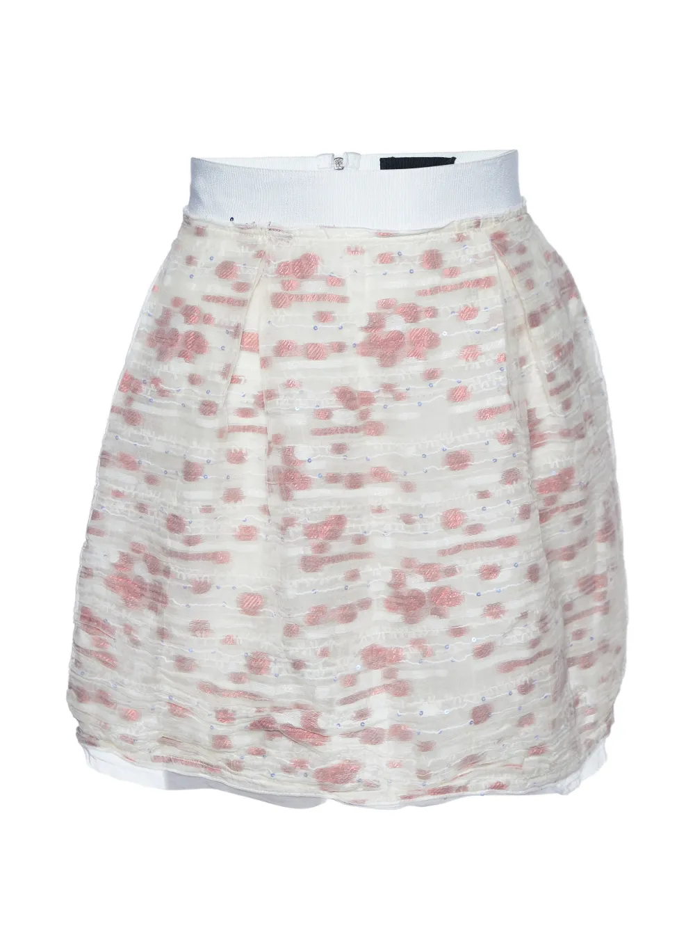 Dolce & Gabbana Pre-Owned fil-coupé mini skirt - Bianco