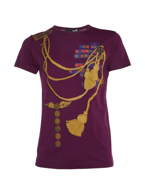 Love Moschino graphic-print crew neck T-shirt