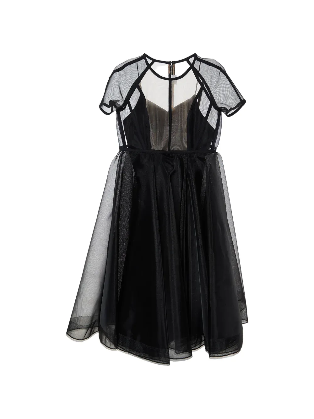Alex Perry Briony mesh gown - Nero