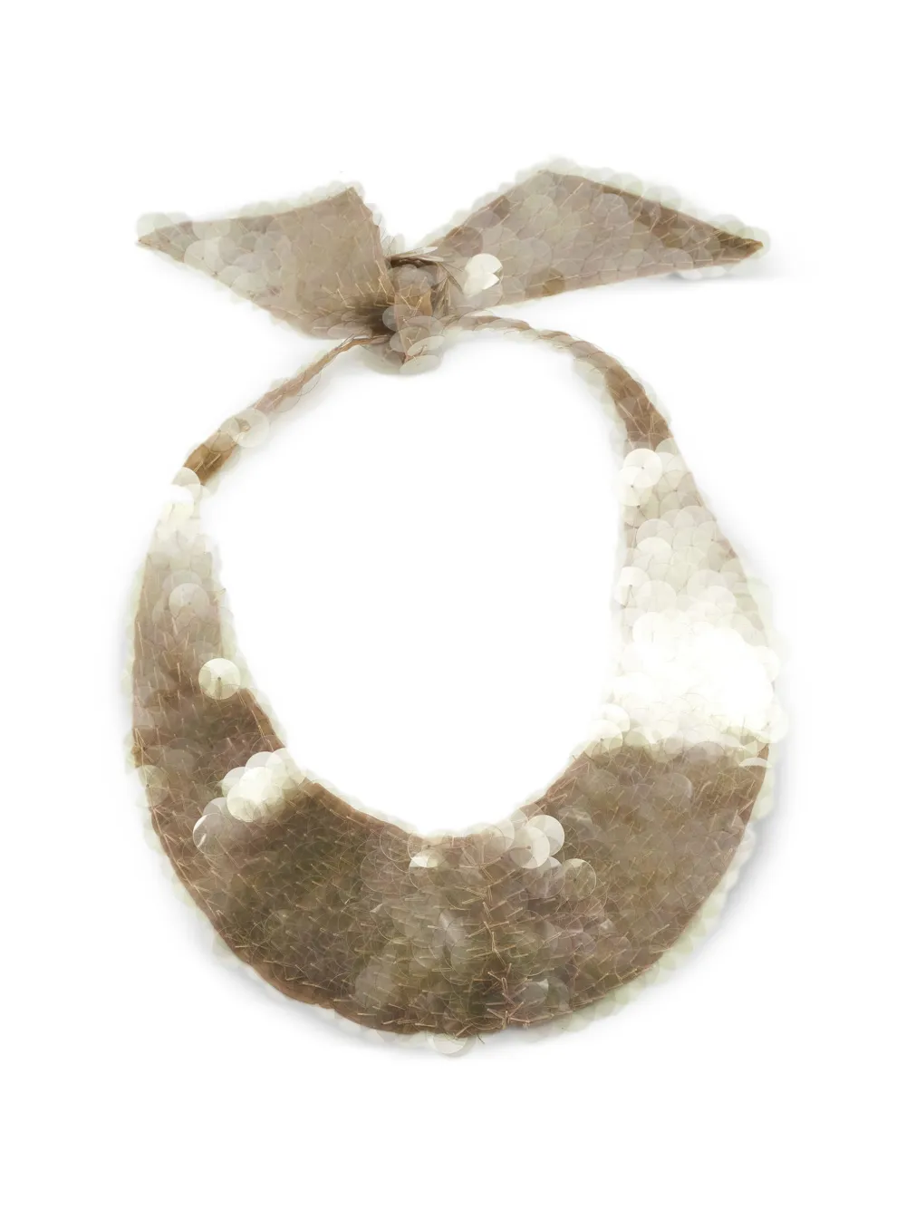 Marni Pre-Owned sequined collar necklace - Toni neutri