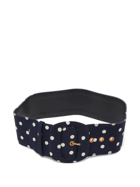 Moschino Pre-Owned polka dot buckle belt