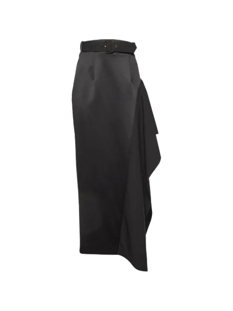 Solace London Kaya draped maxi skirt