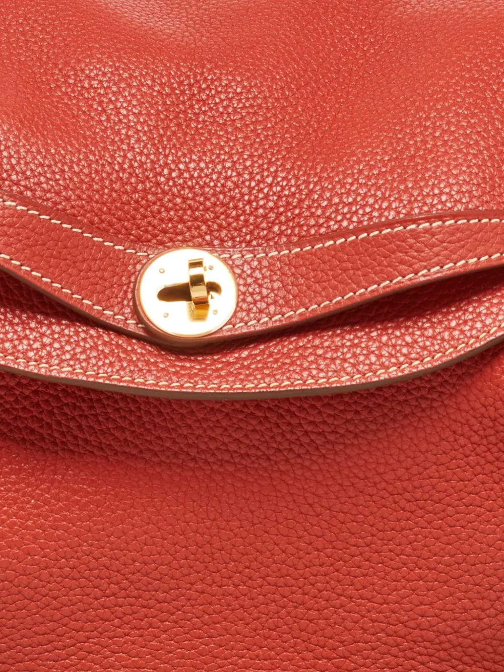 Hermès Pre-Owned Lindy 34 leren schoudertas Rood