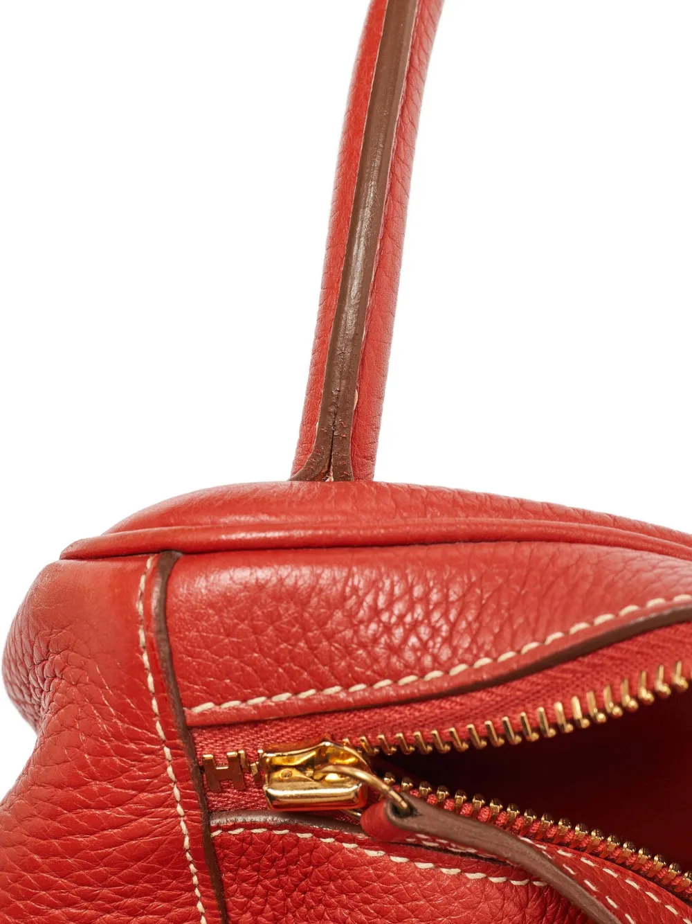 Hermès Pre-Owned Lindy 34 leren schoudertas Rood