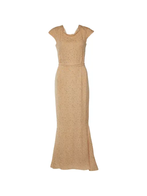 Fendi Pre-Owned cap-sleeve gown