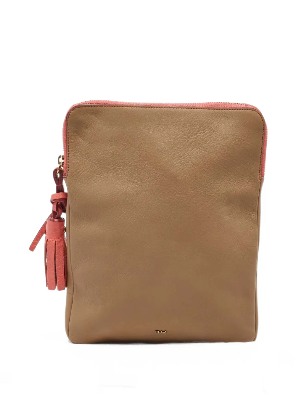 Chloé Pre-Owned Eva tassel tablet cover - Nude