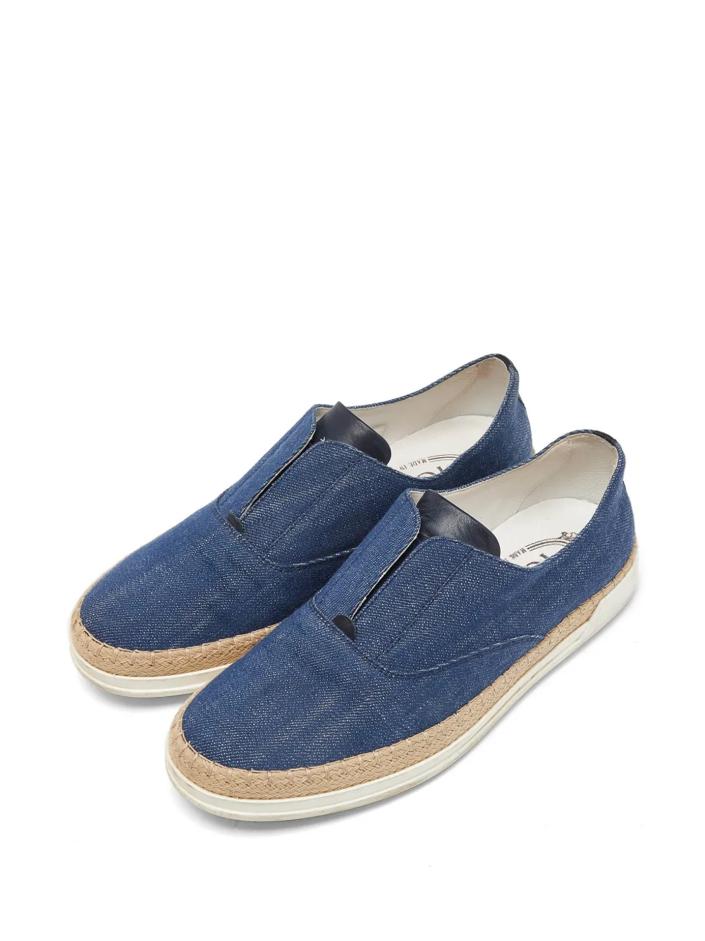 Tod's Vintage baskets Francesina à enfiler - Bleu Tod's Vintage baskets Francesina à enfiler - Bleu