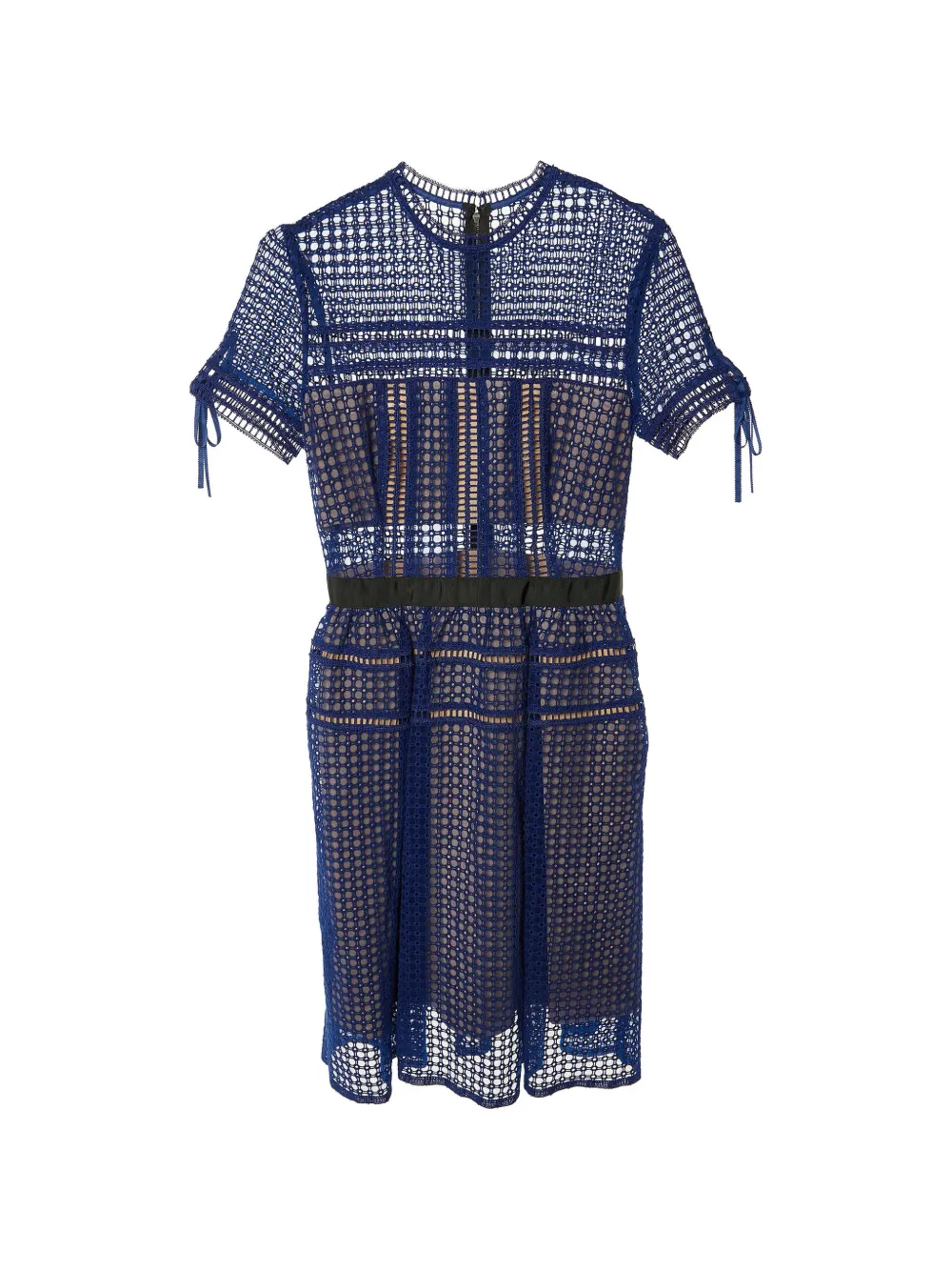 Self-Portrait lace midi dress - Blu