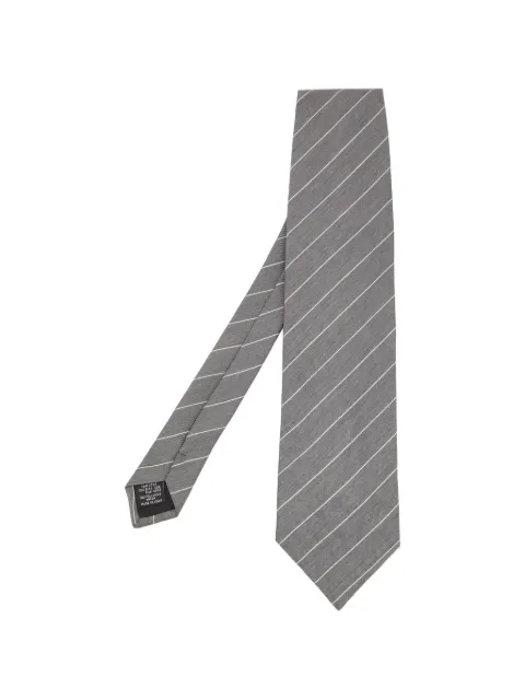 Emporio Armani Pre-Owned striped silk tie