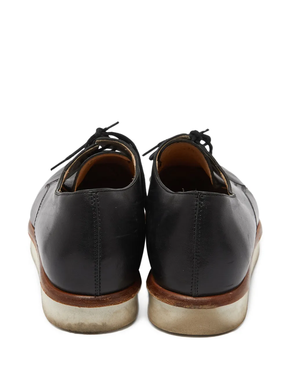 Tod's Vintage platform lace-up oxford shoes - Schwarz