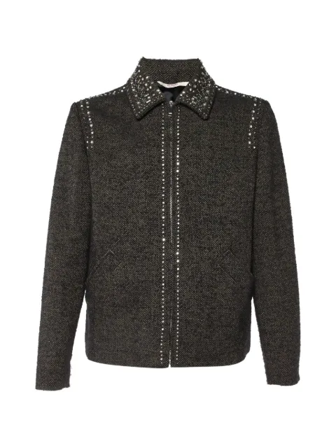 Valentino Garavani Pre-Owned 스터드 트위드 재킷