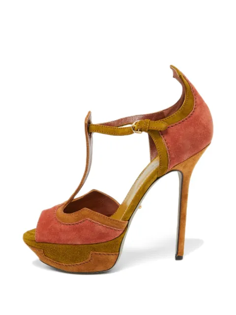 Sergio Rossi Vintage ankle-strap heeled sandals
