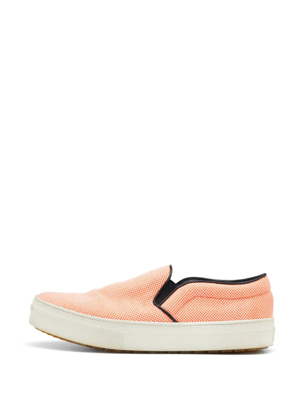 Celine Pre-Owned canvas slip-on sneakers - Orange