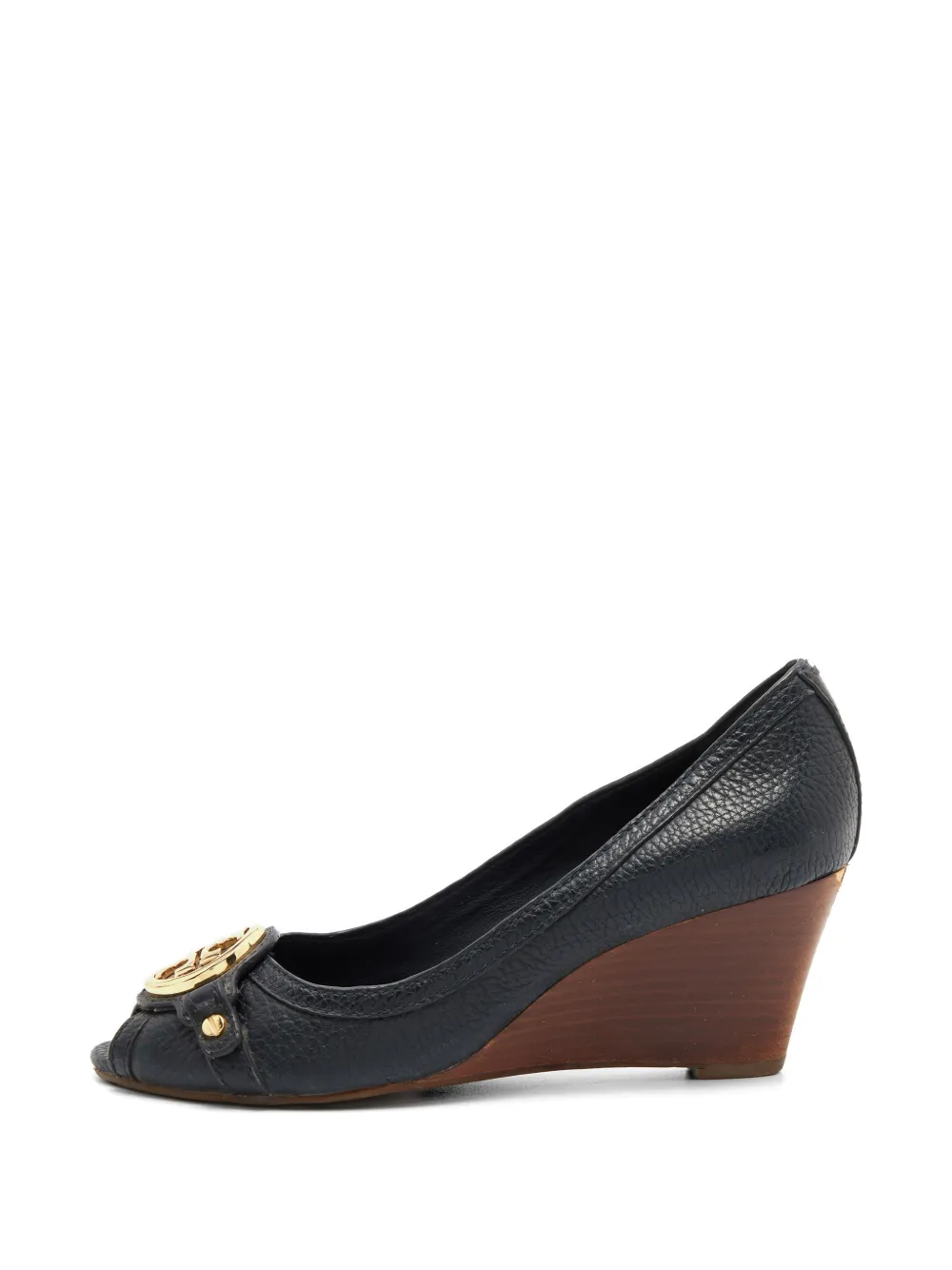 Tory Burch Leticia peep-toe wedge sandals - Blau