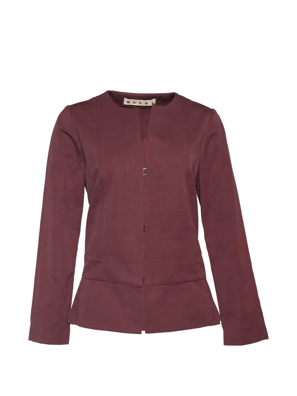 Marni Pre-Owned peplum jacket - Rosso