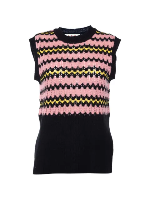 Marni Pre-Owned Gestreifter Pullunder