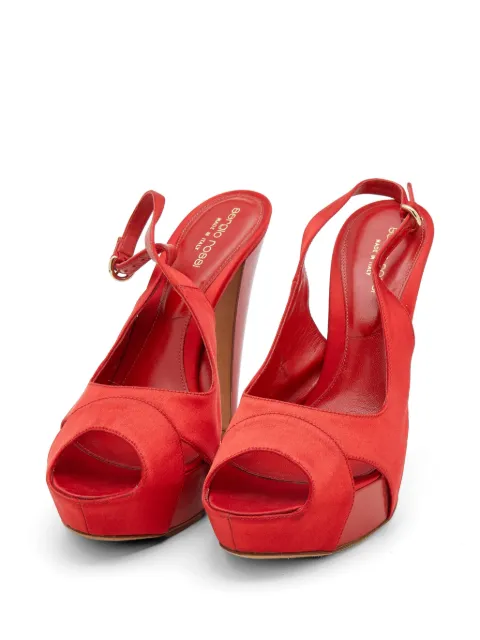 Sergio Rossi Vintage open-toe platform sandals