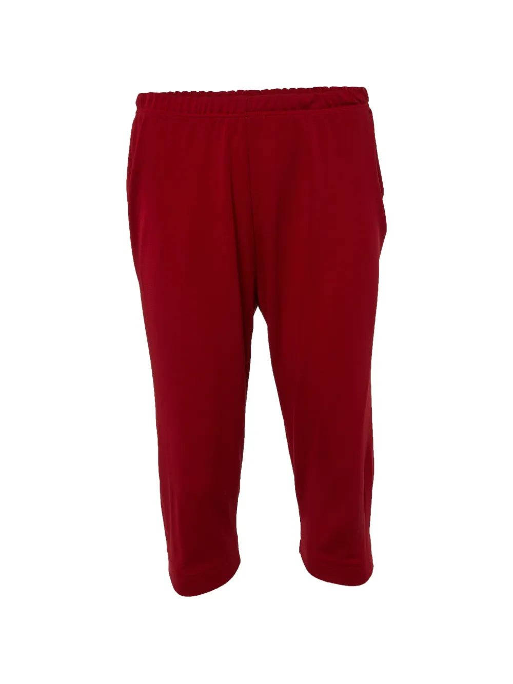 Pre-owned Dolce & Gabbana Knit Cropped Trousers In Red