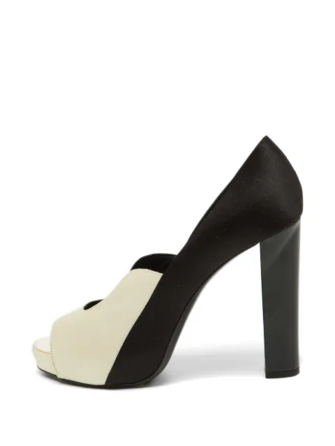 Pierre Hardy zapatillas con plataforma y peep-toe