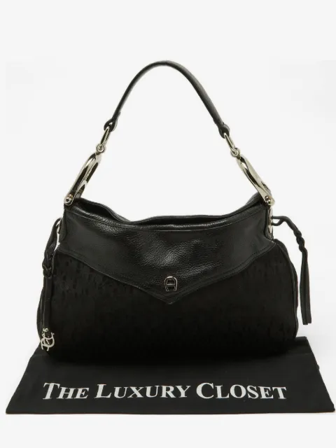 Aigner Vintage Signature monogram tote bag