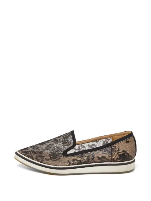 Nicholas Kirkwood Alona lace pointed-toe sneakers
