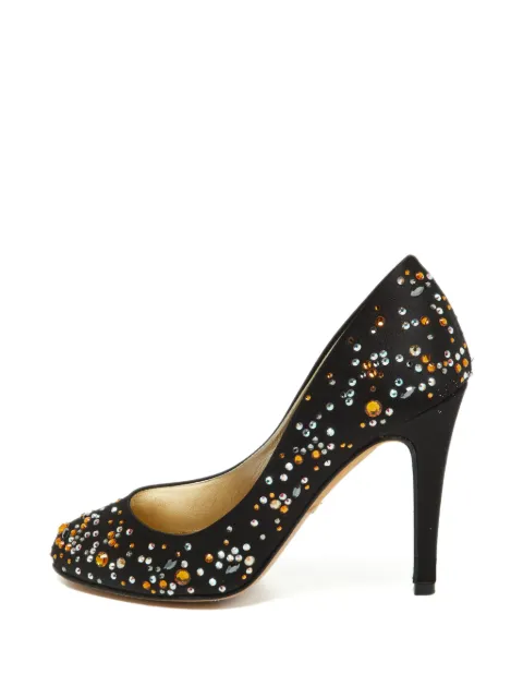 Gina crystal-embellished pumps