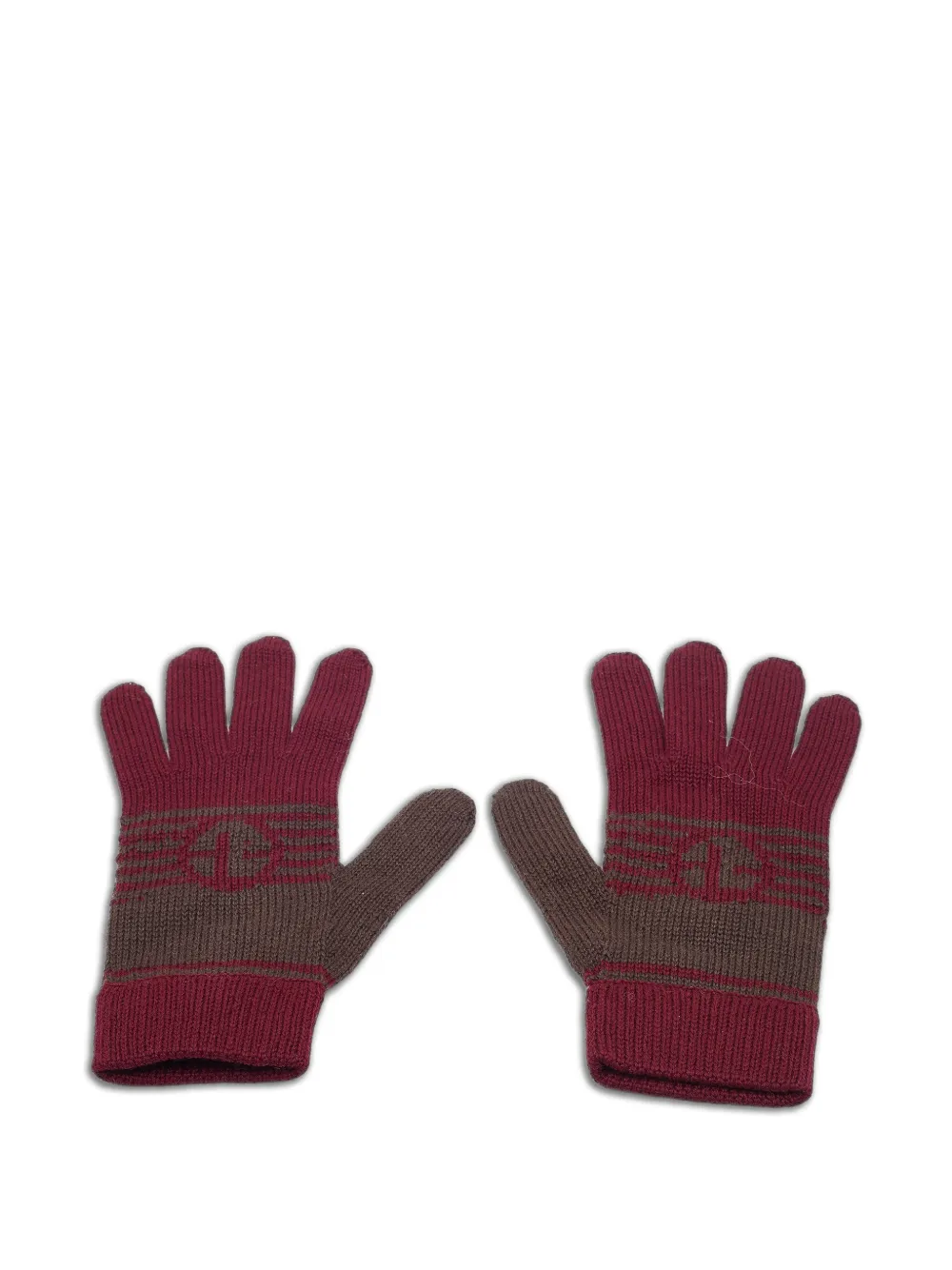 Emporio Armani Pre-Owned Emporio Armani Gloves Burgundy Acrylic and Wool - Rosso