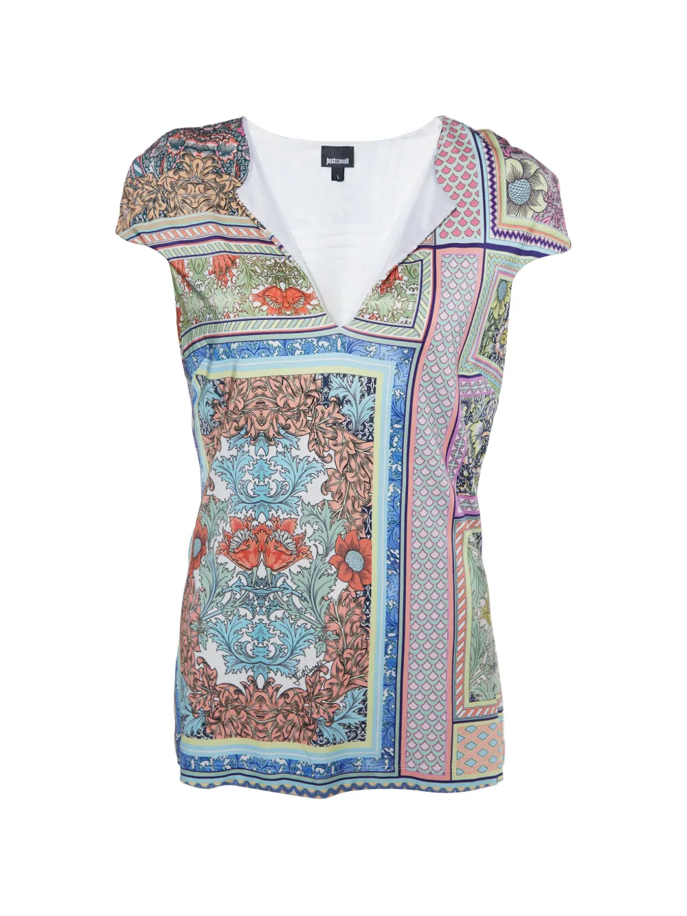 Just Cavalli Vintage t-shirt imprimé - Tons neutres Just Cavalli Vintage t-shirt imprimé - Tons neutres