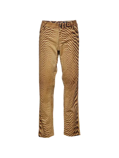 Just Cavalli Vintage jean droit à imprimé animalier