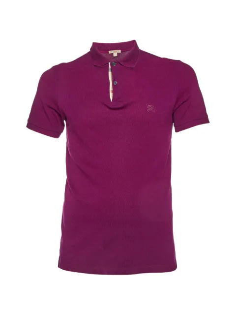 Burberry Pre-Owned embroidered logo polo shirt