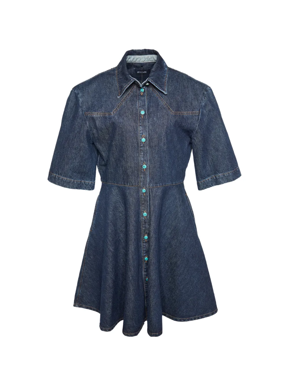 Sportmax Vintage Panaro midi shirt dress - Blu