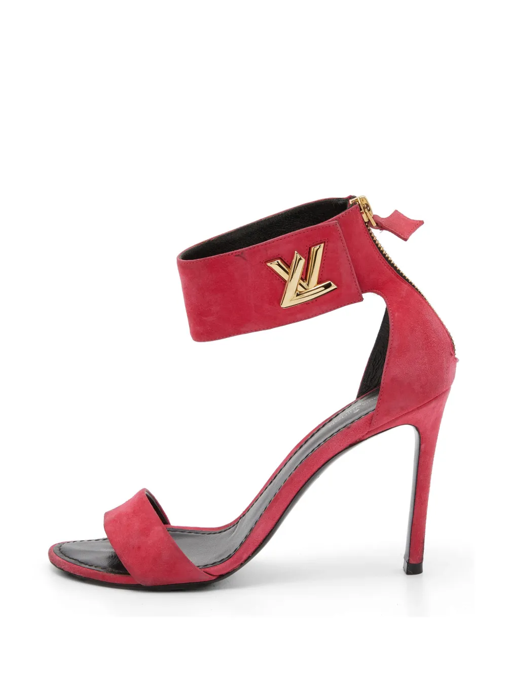 Louis Vuitton Pre-Owned Twist ankle strap sandals - Rot