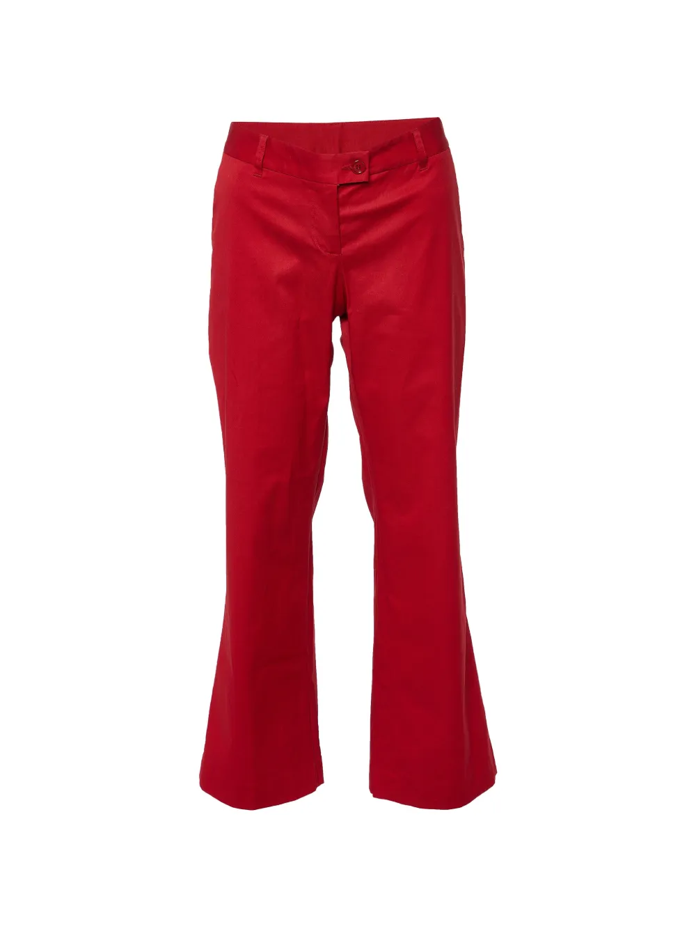Moschino Cheap & Chic button-fastening trousers - Rosso