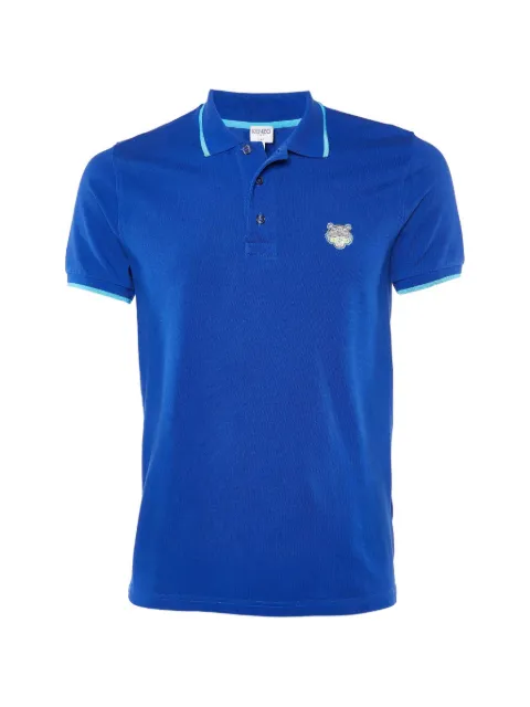 Kenzo Pre-Owned Tiger-patch polo shirt