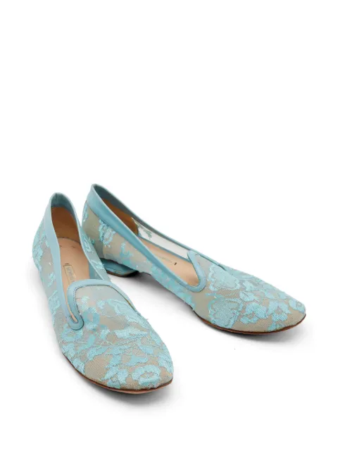 Nicholas Kirkwood Casati lace ballet flats