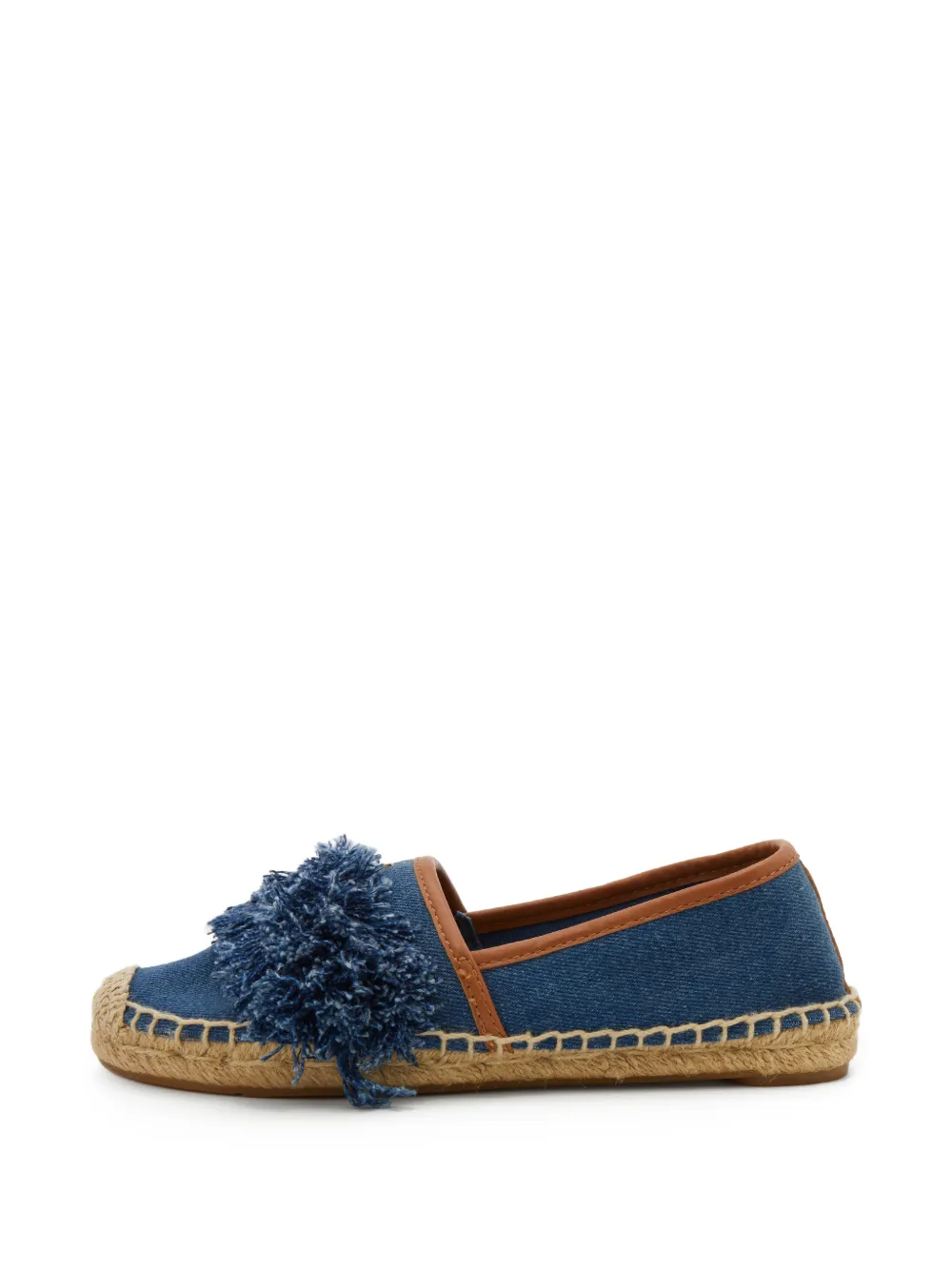 Tory Burch Shaw fringe espadrille ballet flats - Blau