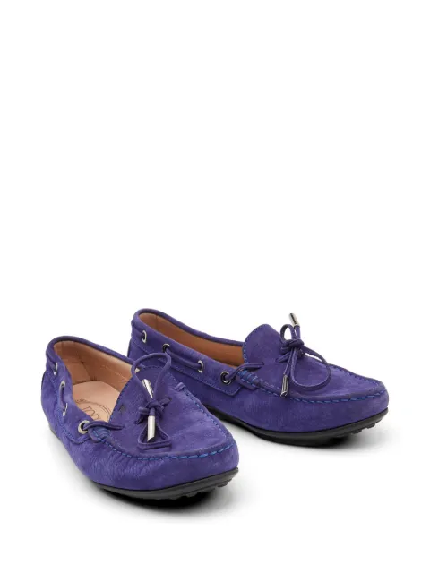 Tod's Vintage bow slip-on loafers
