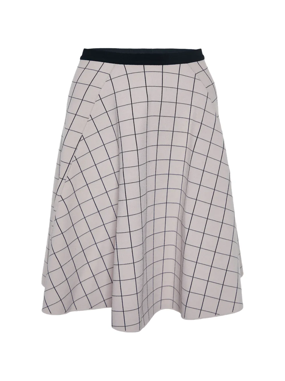 Fendi Pre-Owned square-patterned mini skirt - Toni neutri