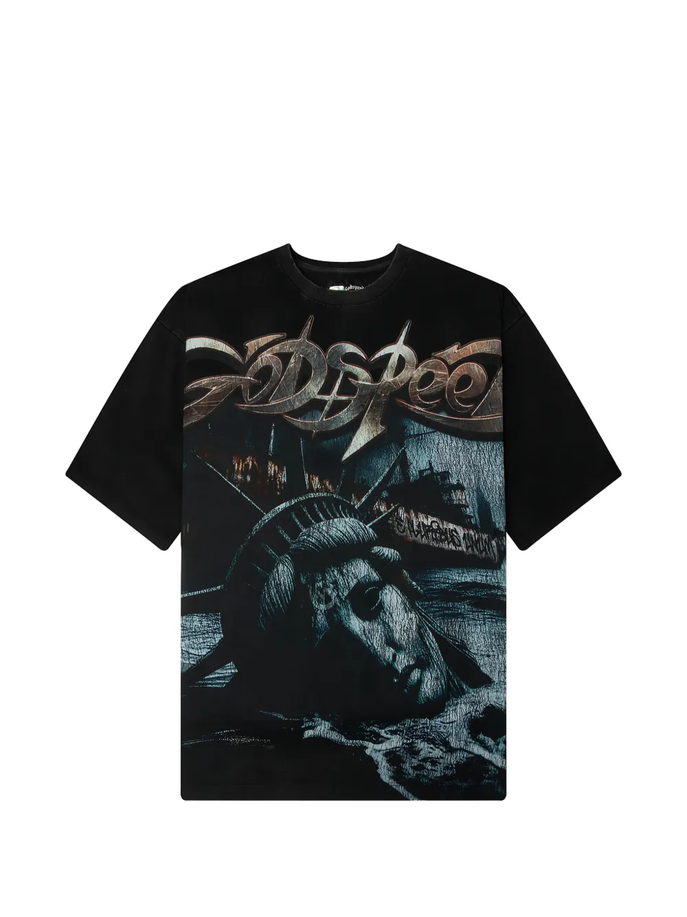 Godspeed Liberty Ruins T-shirt In Black