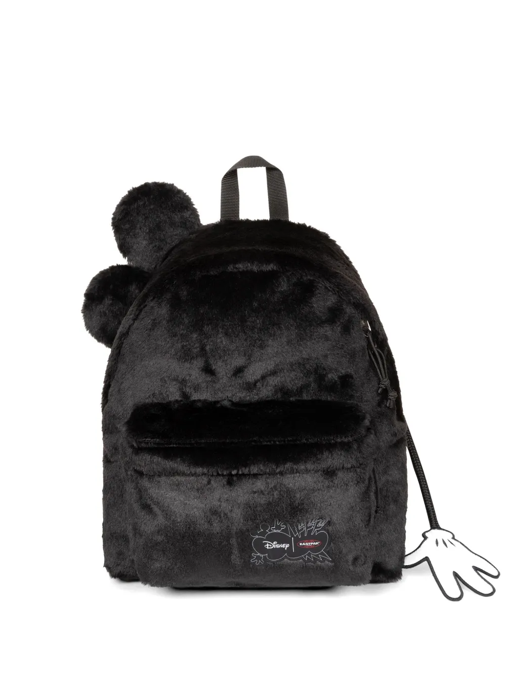 Eastpak faux-fur Mickey Mouse backpack - Nero