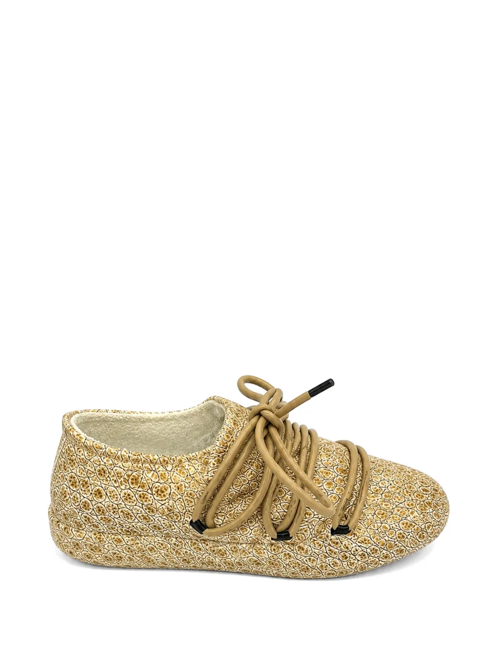 RIEN STUDIO lace-up ballet flats - Giallo