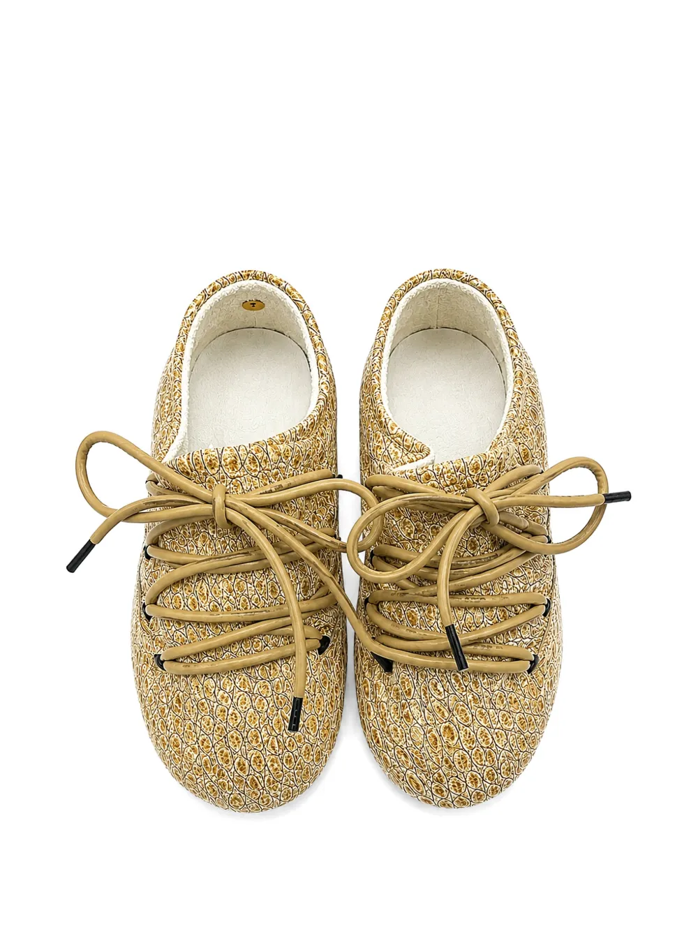  Rien Studio Bailarinas Con Cordones - Amarillo 