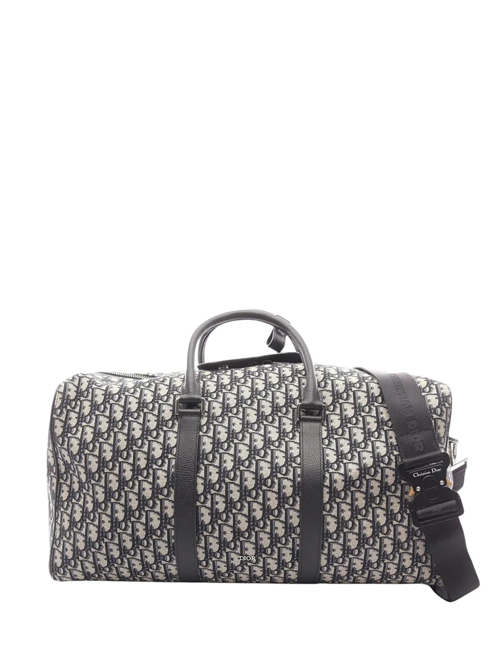 Christian Dior Pre-Owned 2010-2026 Oblique Canvas Lingot 50 travel bag - Blu