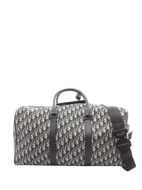 Christian Dior Pre-Owned 2010-2026 Oblique Canvas Lingot 50 travel bag